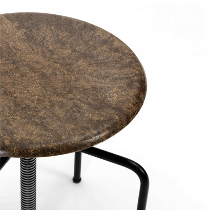 Hocker Earth, Natural Edition - Recyceltes Material, höhenverstellbar