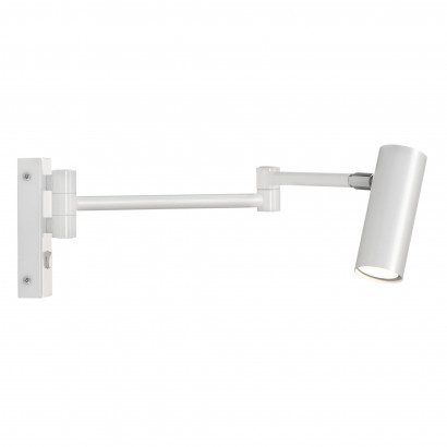 Wandlampe Puck - An Arm, Weiß