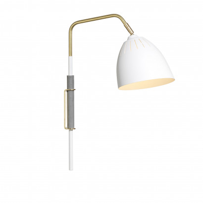 Wandlampe Lean - Weiße Struktur