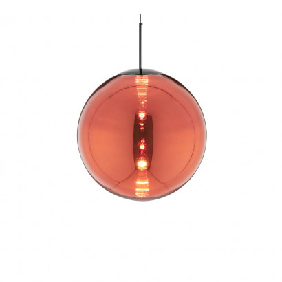 Pendelleuchte Globe - Chrom