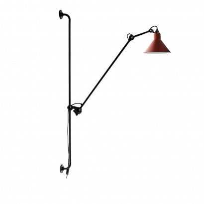 Lampe Gras No214 - Kegelform Blau