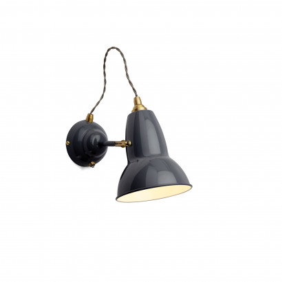 Original 1227 Brass - Wandlampe Ink Blue