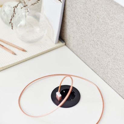 Powerdot MIDI - Steckdose, USB Ladestation