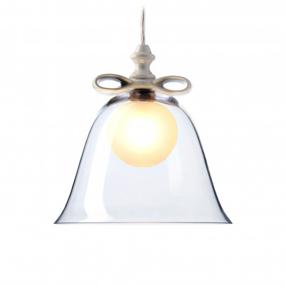 Bell Lamp - geschwärztes Glas