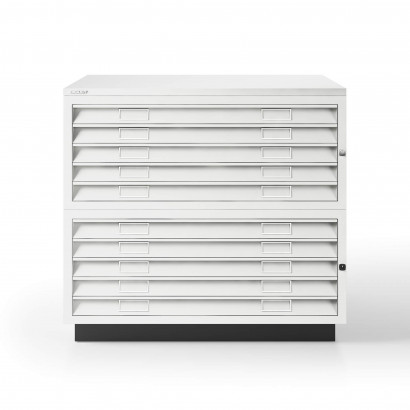 Planschrank A1-10 Schubladen Bisley
