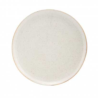 Teller Pion - Ø28,5 cm, grau/weiß