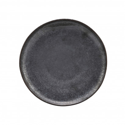 Teller Pion - Ø21,5 cm,  schwarz/braun