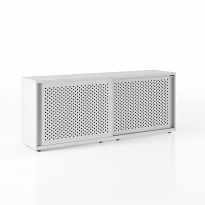 Skåp glide perforated doors 200 cm x 47 cm x 82 cm