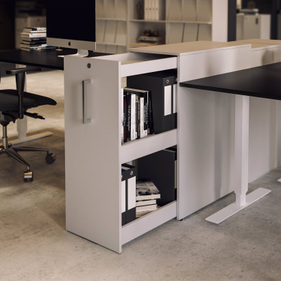 Seitenschrank 2 Regalböden (Tower)
