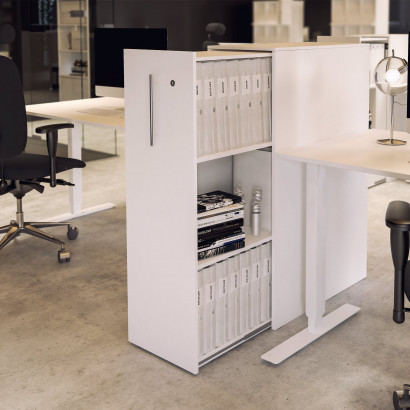 Seitenschrank 3 Regalböden (Tower)