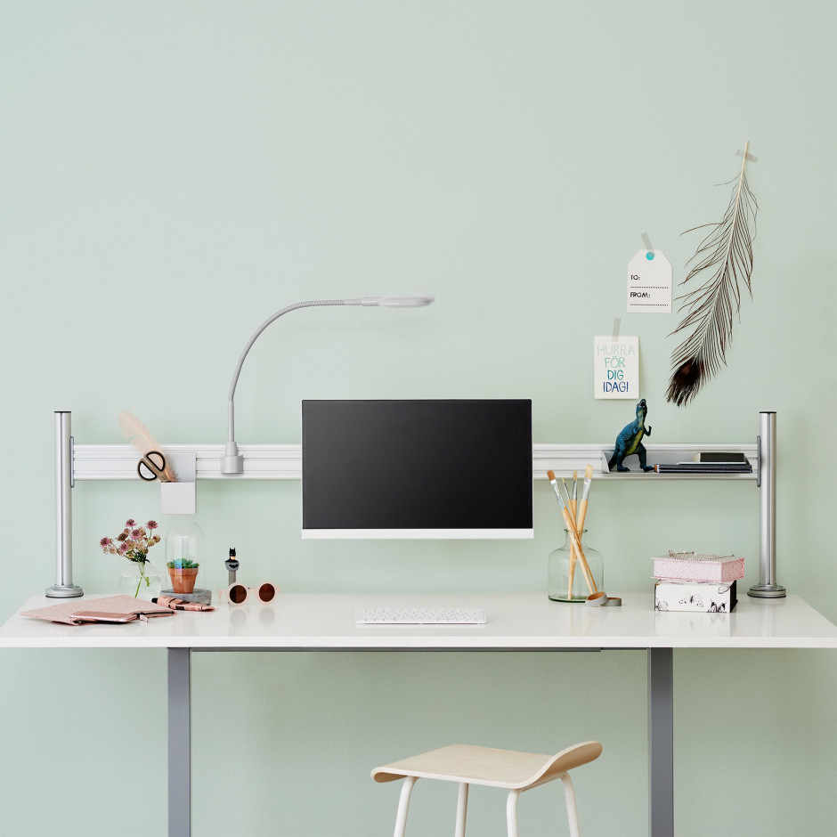 Toolbar, einfache Schiene inkl. Seitenstützen