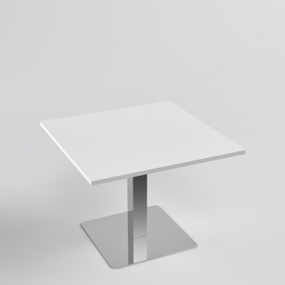 Couchtisch Kvadrat - polierter Stahl