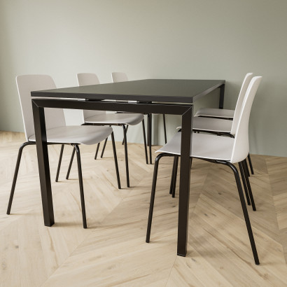 Konferenztisch SET 4-6 Personen - Luna U + Choice