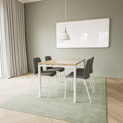 Konferenztisch SET 4-6 Personen - Luna U + Choice gepolstert