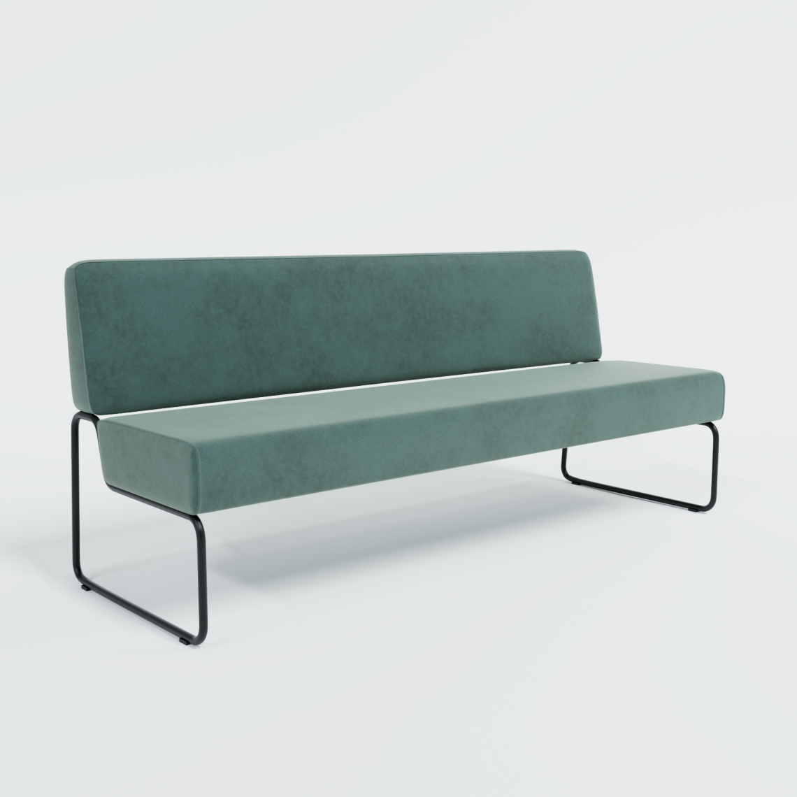 Sofa Play - Modul 190 cm, Stof Nevotex Eros Trend G701 - Blågrön