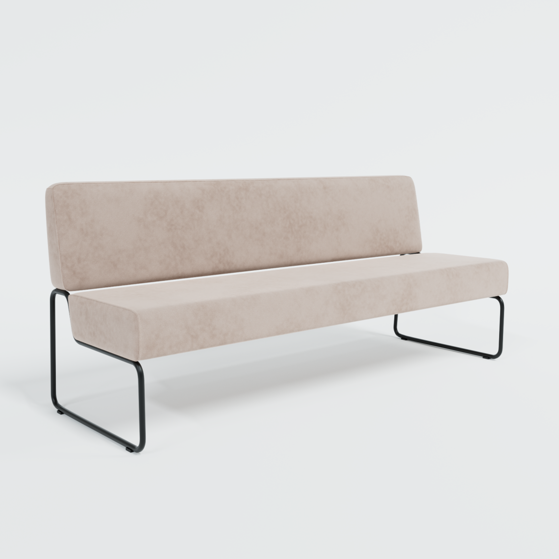 Sofa Play - Modul 190 cm, Stof Nevotex Eros Trend 61/20BKQ - Ljusrosa