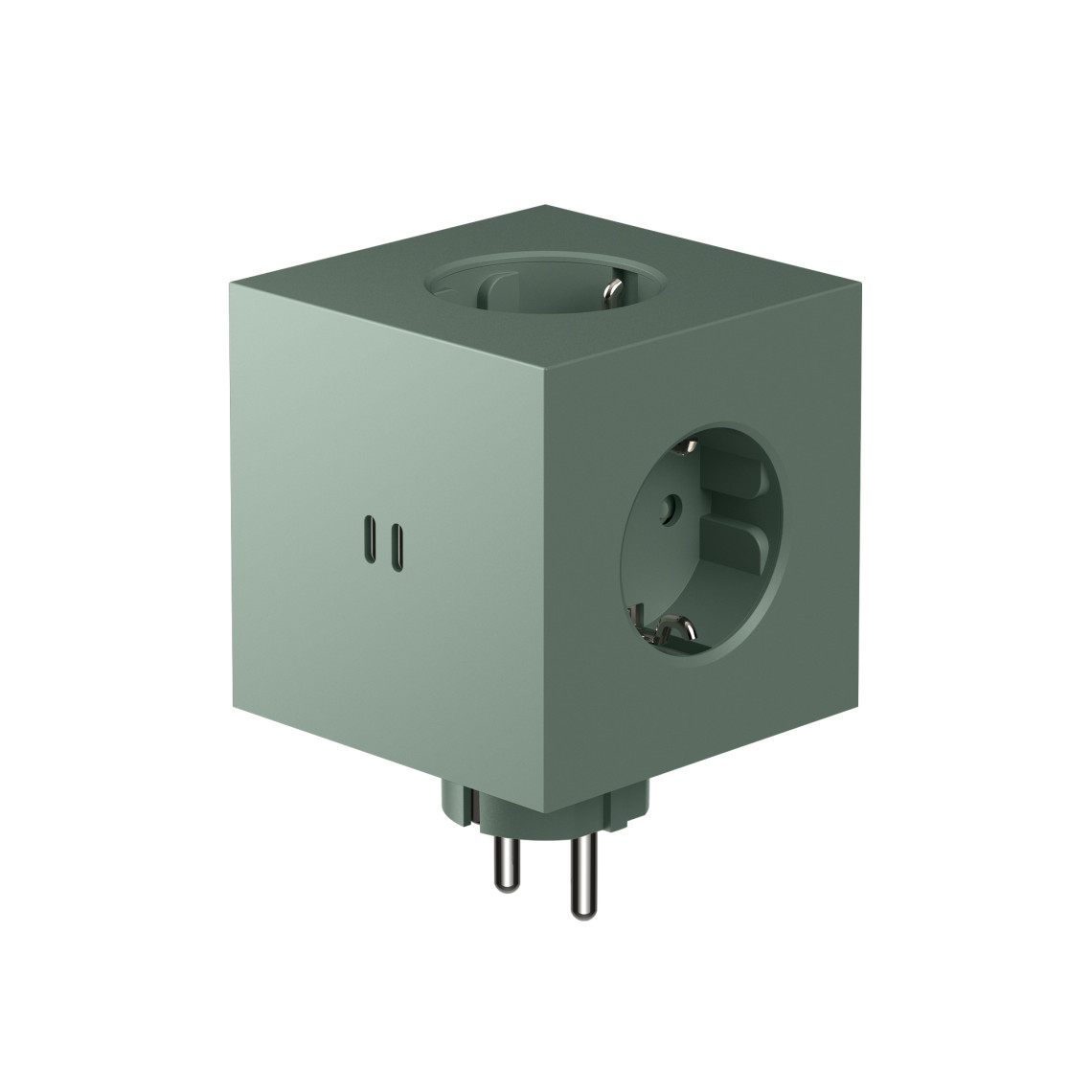 Stikdåse Square 2 - 3 el + 2 USB-C