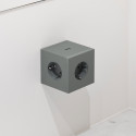 Stikdåse Square 2 - 3 el + 2 USB-C