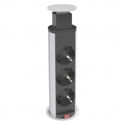 Axessline PopUp - 3 Stik Ø60 mm