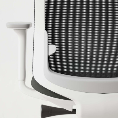 Kontorstol Ergo 312 - Hvid base