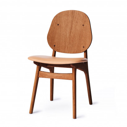 Noble stol - klædt sæde
