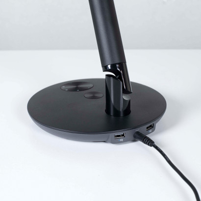 Skrivebordslampe Led - Funkia med USB opladnign