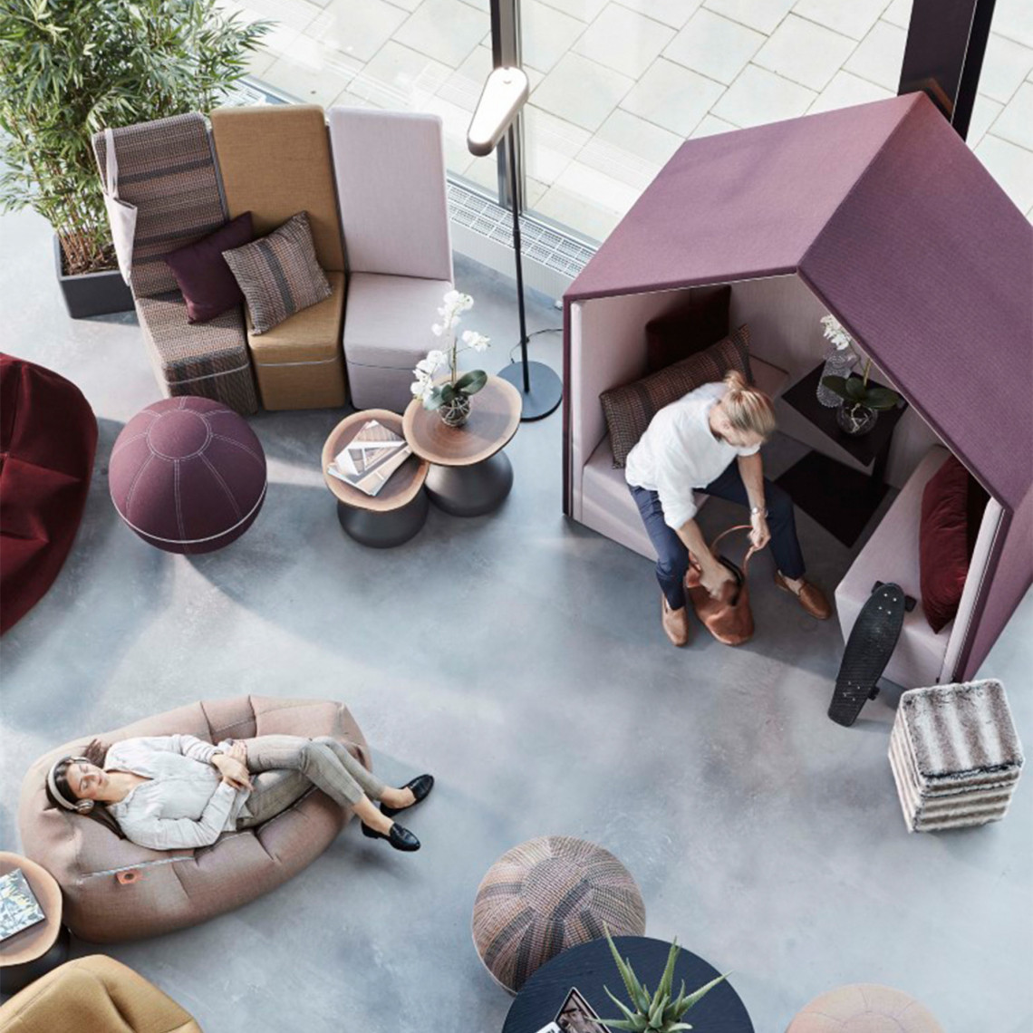 Lydabsorberende rum Half a Hut - Med kabelkanal