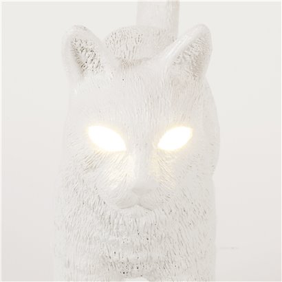 Bordlampe Jobby The Cat - Hvid