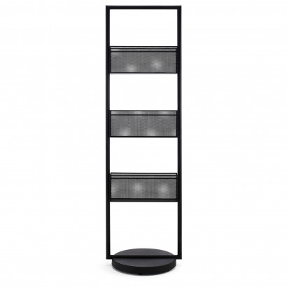 Hylde Add Box-stativ - 3 kurve i metalplade