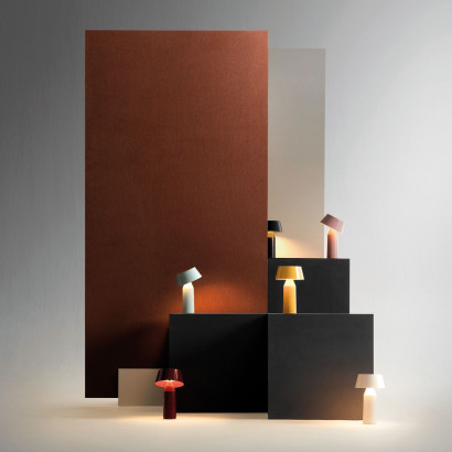 Bordlampe Bicoca - Portabel, genopladelig