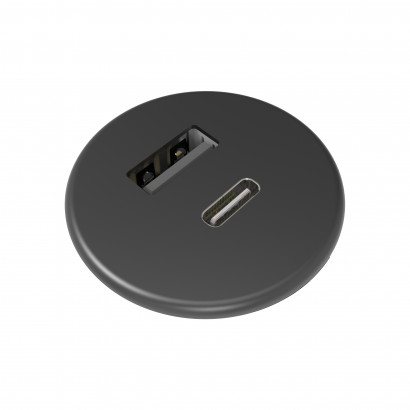 Powerdot Micro PM32 - 1 USB-A & 1 USB-C oplader