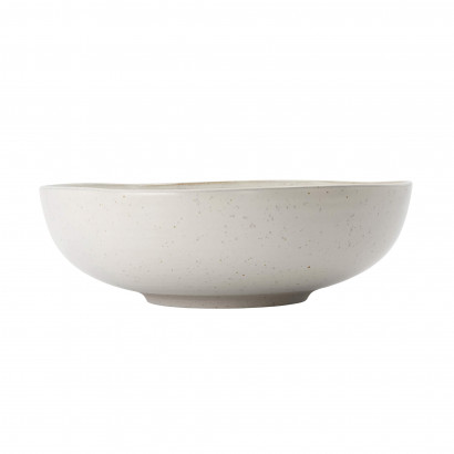 Serveringsskål Pion - Ø22 cm, Grå/Hvid