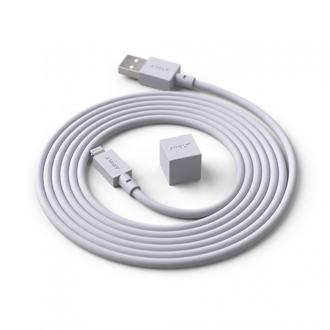 Ladekabel Cable 1 - USB-A og Apple Lighting, Farve Gotland Grey