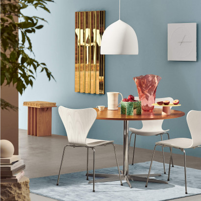 Syver-stol, farvet aske (Serie 7) – 3107