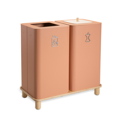 Skraldespand Arkad Duo - Med stativ