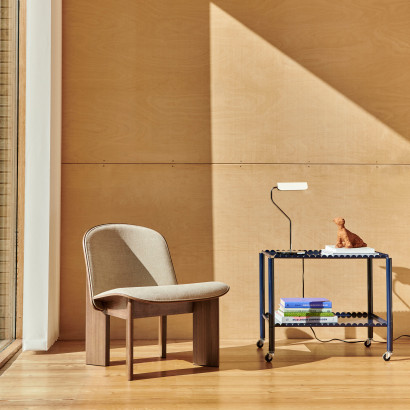 Loungetuoli Chisel - Etuosa verhoiltu