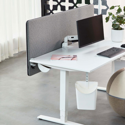 Pöytäseinäke ScreenIT A30 - Vetoketjulla, 65 cm korkea