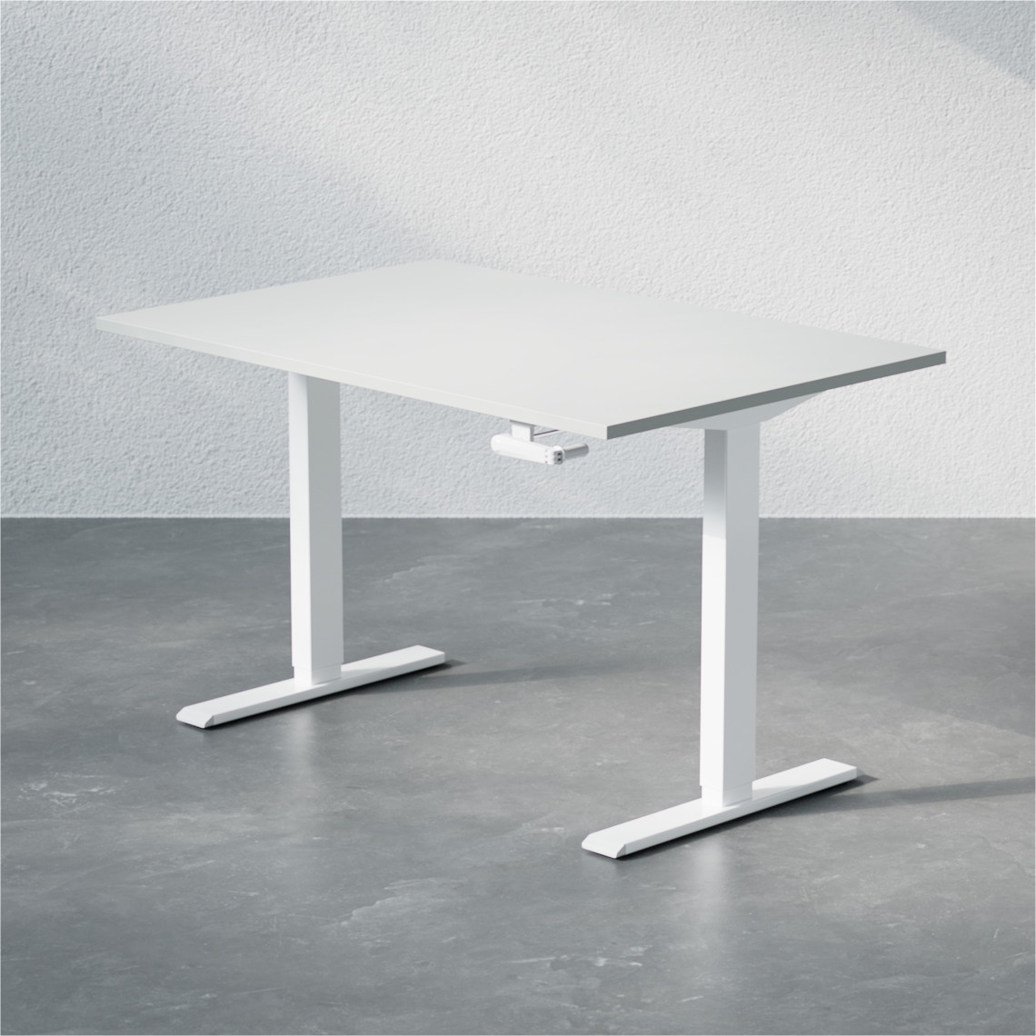 Korkeussäädettävä työpöytä - Standard veivillä