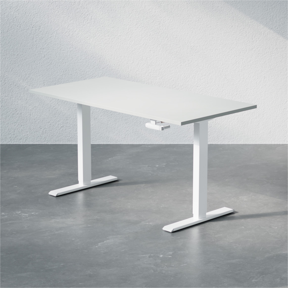 Korkeussäädettävä työpöytä - Standard veivillä