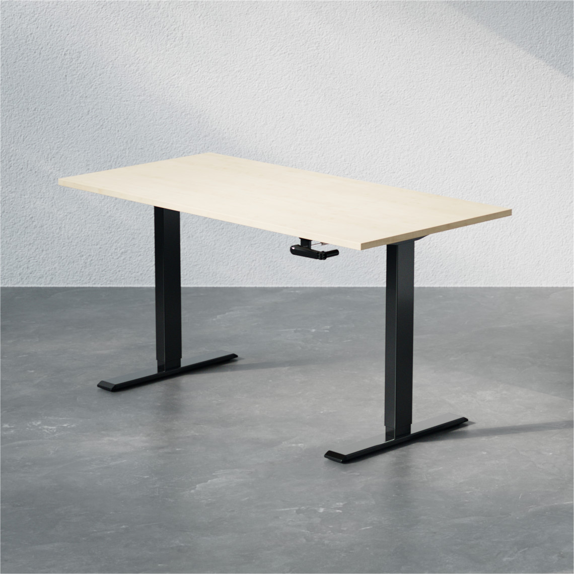 Korkeussäädettävä työpöytä - Standard veivillä