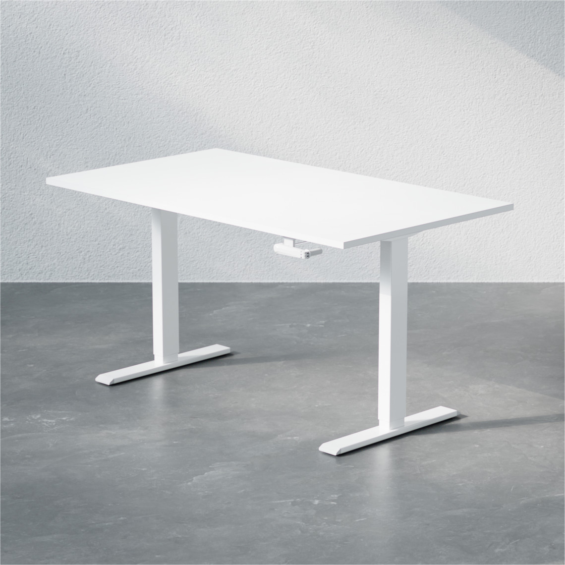 Korkeussäädettävä työpöytä - Standard veivillä