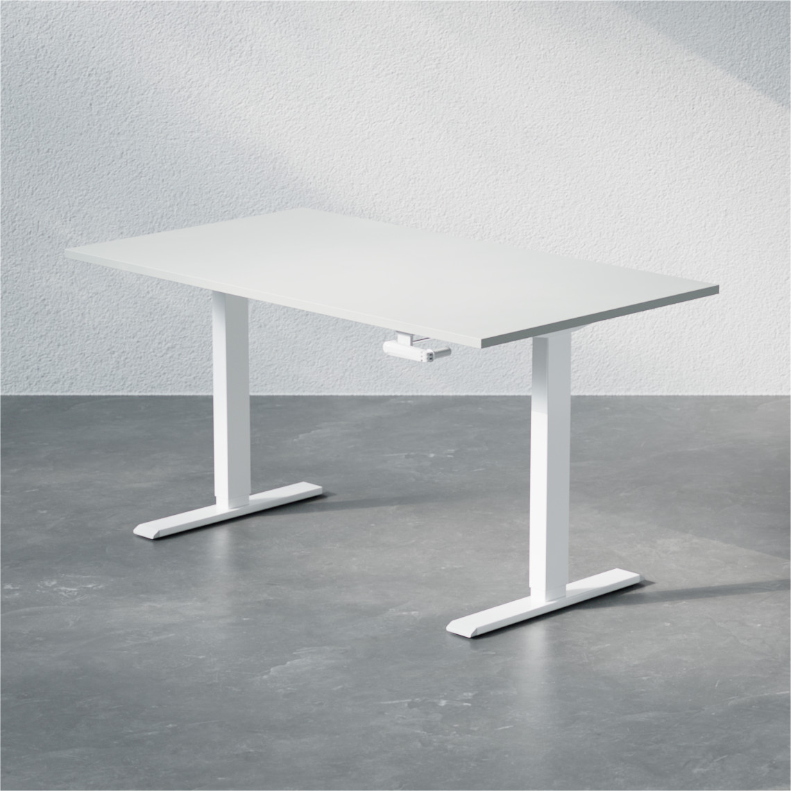 Korkeussäädettävä työpöytä - Standard veivillä
