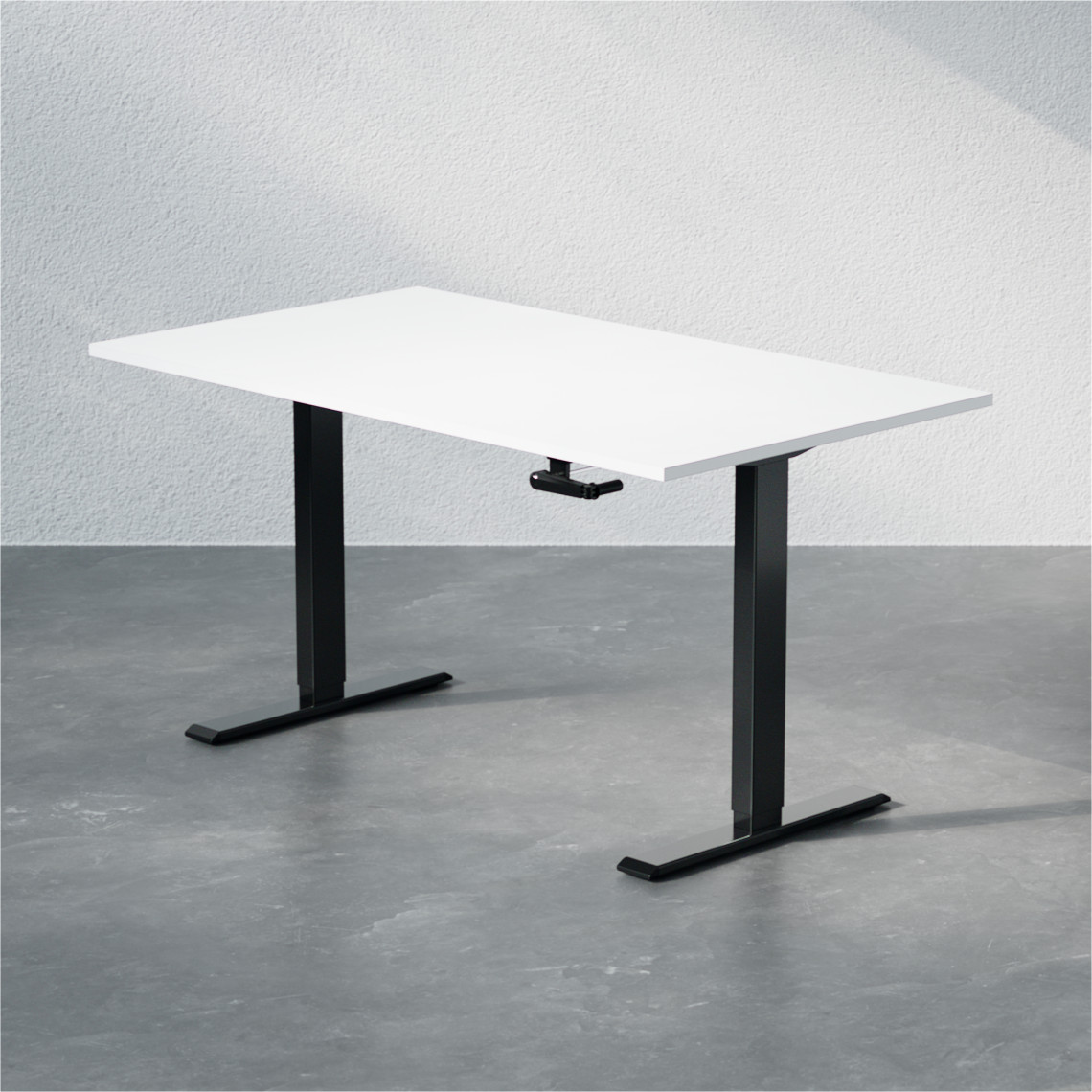 Korkeussäädettävä työpöytä - Standard veivillä