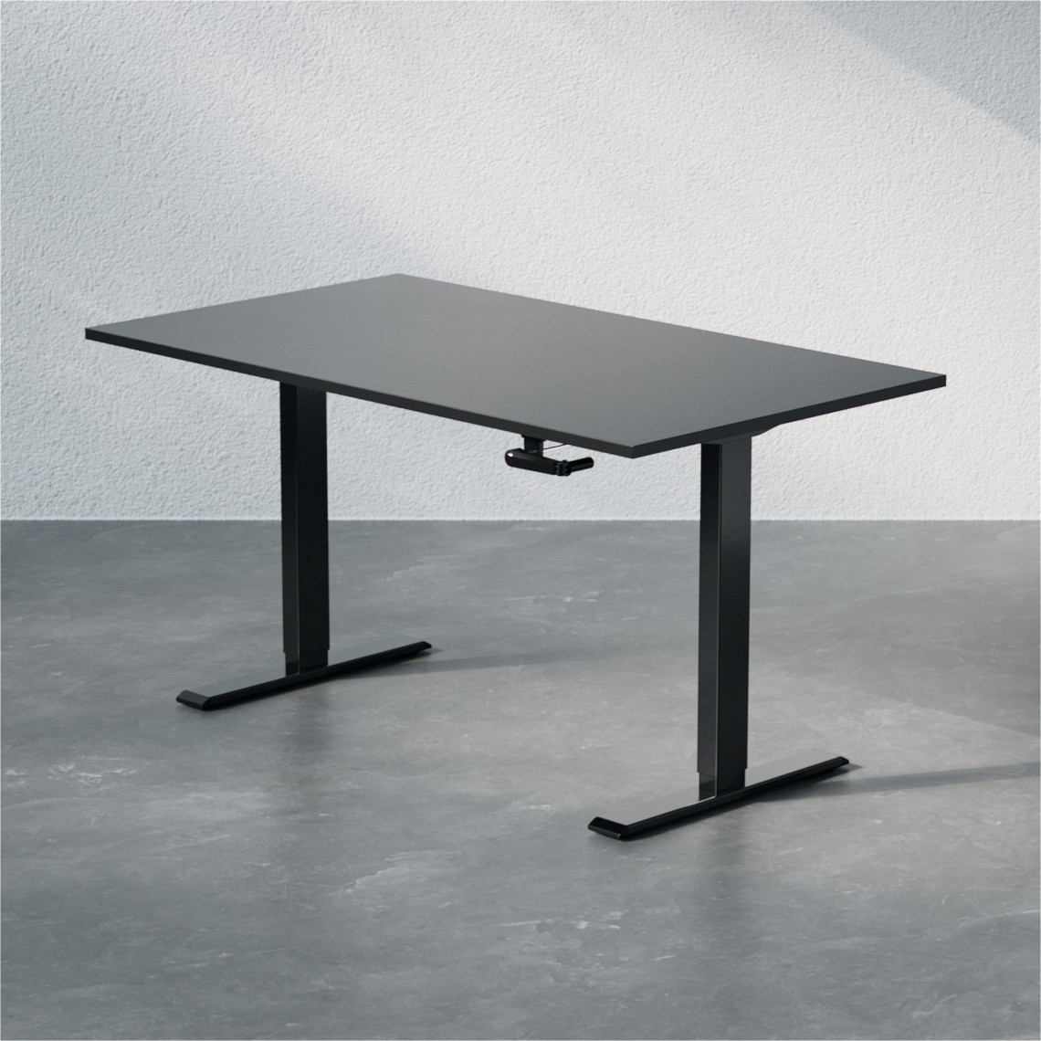 Korkeussäädettävä työpöytä - Standard veivillä