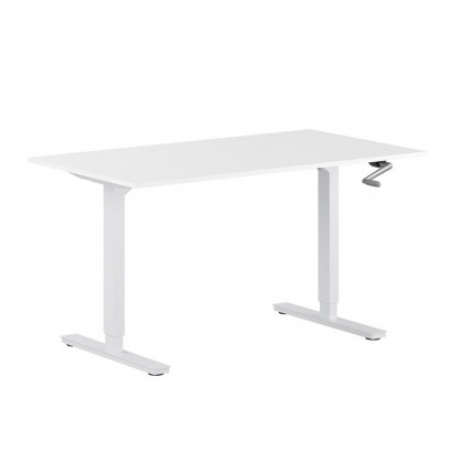 Höj och sänkbart skrivbord med vev