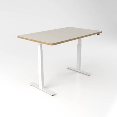 Sähköpöytä Premium Plus – Linoleumi, 140x70 cm