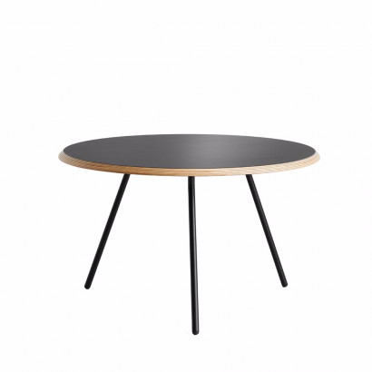 Soround sidobord - laminat, ø60 cm, lågt