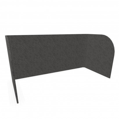 Fold It Basic – pöytäseinäke, tumman harmaa