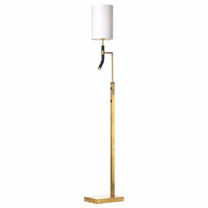 Butler Golvlampa Mässing