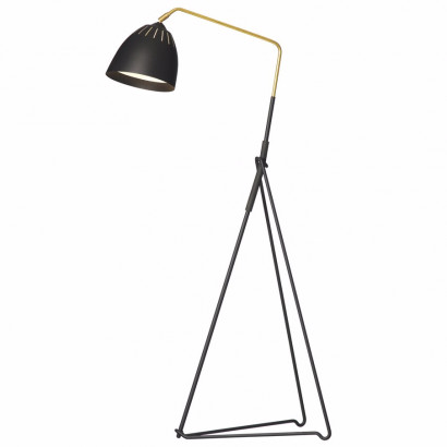 Lean Golvlampa Svart